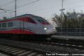 Treno Frecciabianca con ETR485.32 in transito a Bolgheri - 17/05/2024